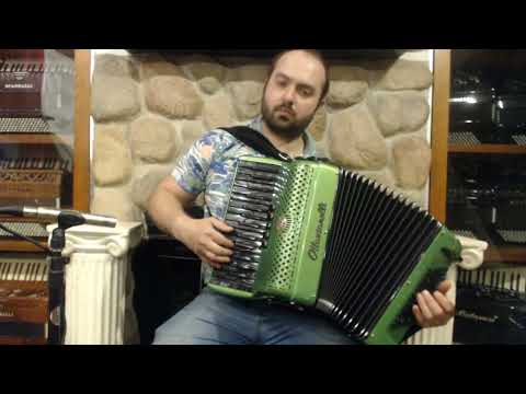 OTTACUBII72LM - Black Lime Ottavianelli Cub II Piano Accordion LMM 30 72 $3799
