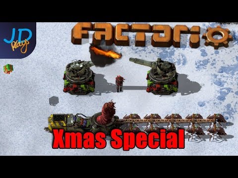 Xmas Special | Factorio Mod Highlight | Big Winter, Xmas Tree & Feel, Holiday Artillery, Biter Santa