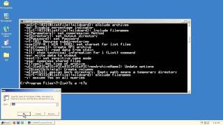 7-Zip Command Line Basics