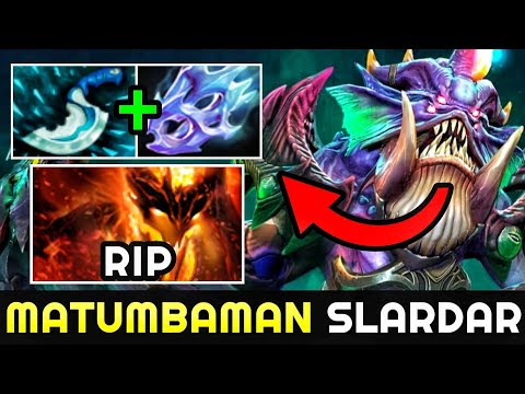 MATUMBAMAN Slardar - WTF Crazy Attack Speed Max Bash Build 7.24 Dota 2