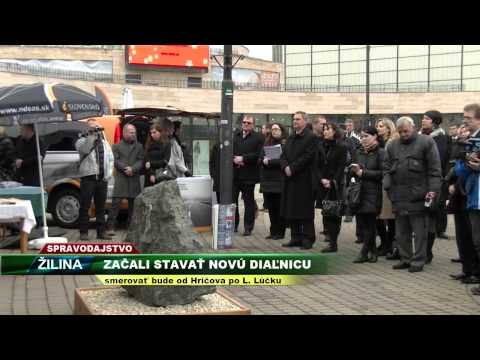 Tv Severka - Začali stavať ďalší úsek diaľnice