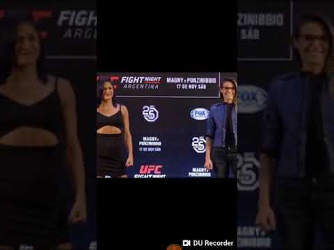 Cynthia Calvillo Vs Poliana Botelho Face Off Reaction