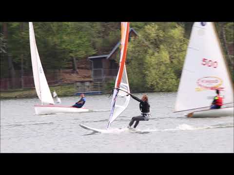 Sailing on the dam of Plumlov 04 2020