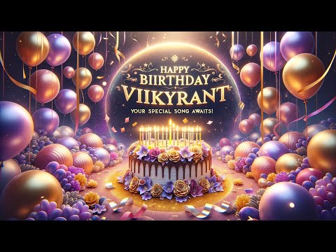 Happy Birthday 🎂🥳 | Happy Birthday To You Vikrant 🎉 | Birthday Song