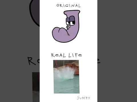 REAL LIFE VS ORIGINAL | Alphabet Lore SOUNDS #4