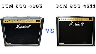 Video thumbnail for Marshall JCM 800 4103 vs 4211 2x12 Combo | Both Channels by Hollywood Rare Guitars