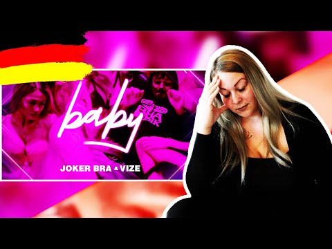 American and German Girlfriend reacting to  JOKER BRA & VIZE- BABY