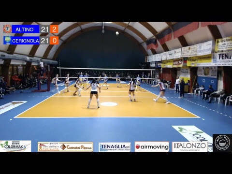Altino Volley ColorMax Sikkens - Di Lillo Libera Cerignola LIVE STREAMING  (3-0 25/03/2018)