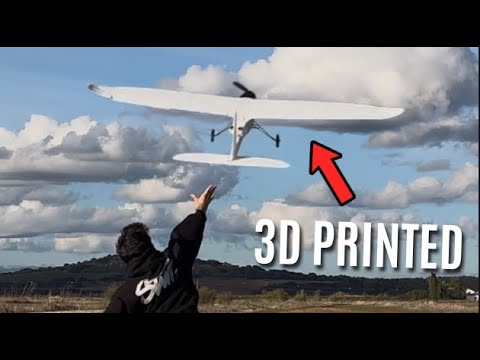 I Built a Fully 3D Printed RC Plane (And It Actually Survived)