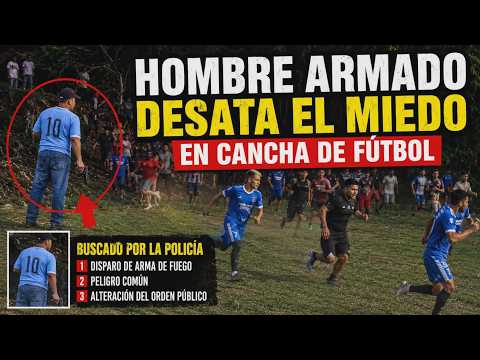 “Caos en Ahuachapán: hombre armado sembró el miedo en plena cancha”