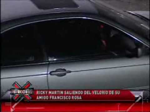 SuperXclusivo 2/18/10 - Ricky Martin saliendo del Velorio de Francisco Rosa