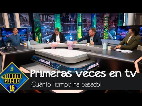 Las primeras veces de Pablo Motos, El Monaguillo, Luis Piedrahita y Marron en tv - El Hormiguero