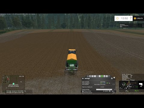 FS15 Grazyland Soil Mod Episode 5 - Day 3 Grass, Spray, Plant