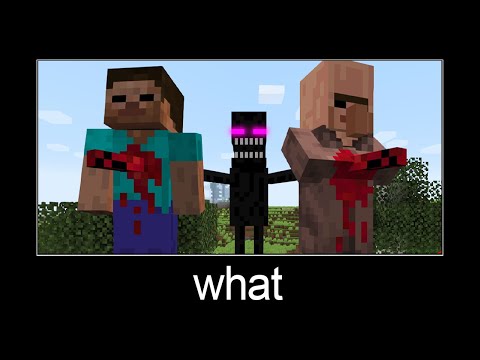 JoSa Craft - Minecraft wait what meme part 202 (scary Enderman)