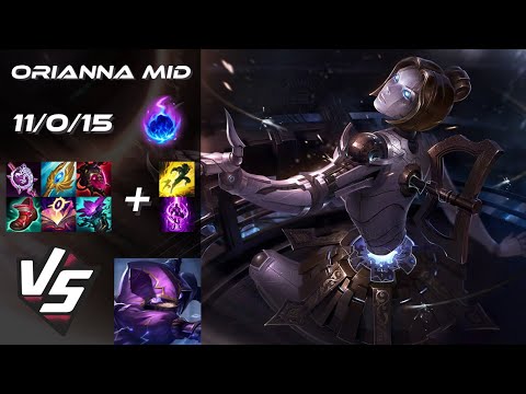 Orianna Mid vs Kennen - NA Grandmaster Patch 14.5.1