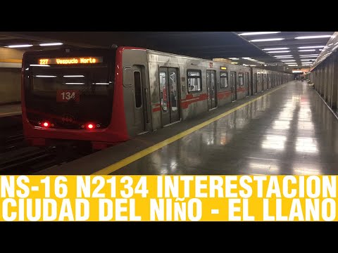Metro De Santiago | NS-16 N2134 interestación Ciudad del Niño - El Llano