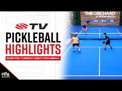 AJ Koller Dink Pickleball Highlight - 2022 PPA Tuesday Night Pickleball Men's Doubles