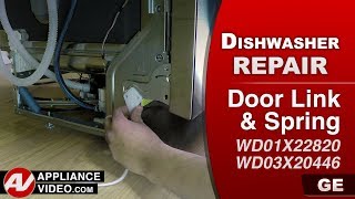 GE Dishwasher Door Falls Open - Cable Pulley Repair