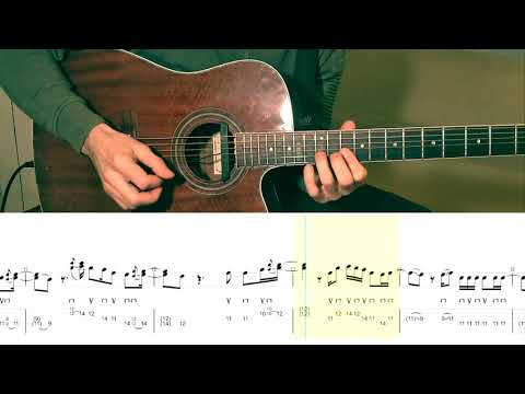 Clean Bandit - Solo. How To play On Guitar (notes+TAB). Как Играть на Гитаре (ноты+ТАБы).