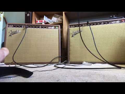 Fender Vibroverb 1963 original versus reissue 63 pre-CBS amplifier demo