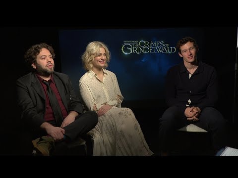 Callum Turner, Alison Sudol & Dan Fogler on Fantastic Beasts: The Crimes of Grindelwald