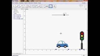 Animazione Orizzontale e slider in Geogebra