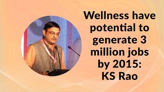 Wellness have potential to generate 3 million jobs by 2015: KS Rao image