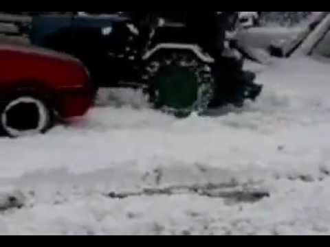 Ciągnik SAM Opel Corsa 1.5d + pług