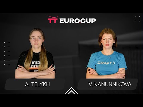 13:45 Anastasiia Telykh - Vasylysa Kanunnikova 13.10.2025 TT Euro.Cup Women Ukraine Star. TABLE 3