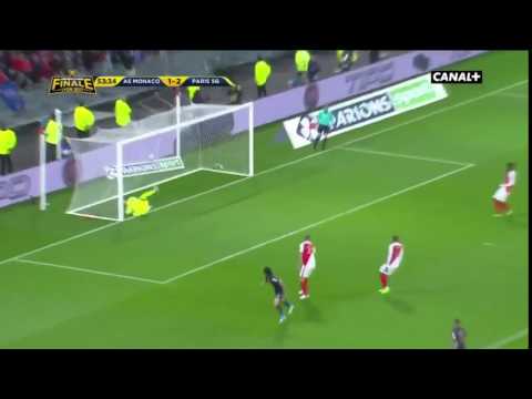 PSG vs Monaco Cup Final Edinson Cavani First Goal Vole ● HD ● 1.4.2017