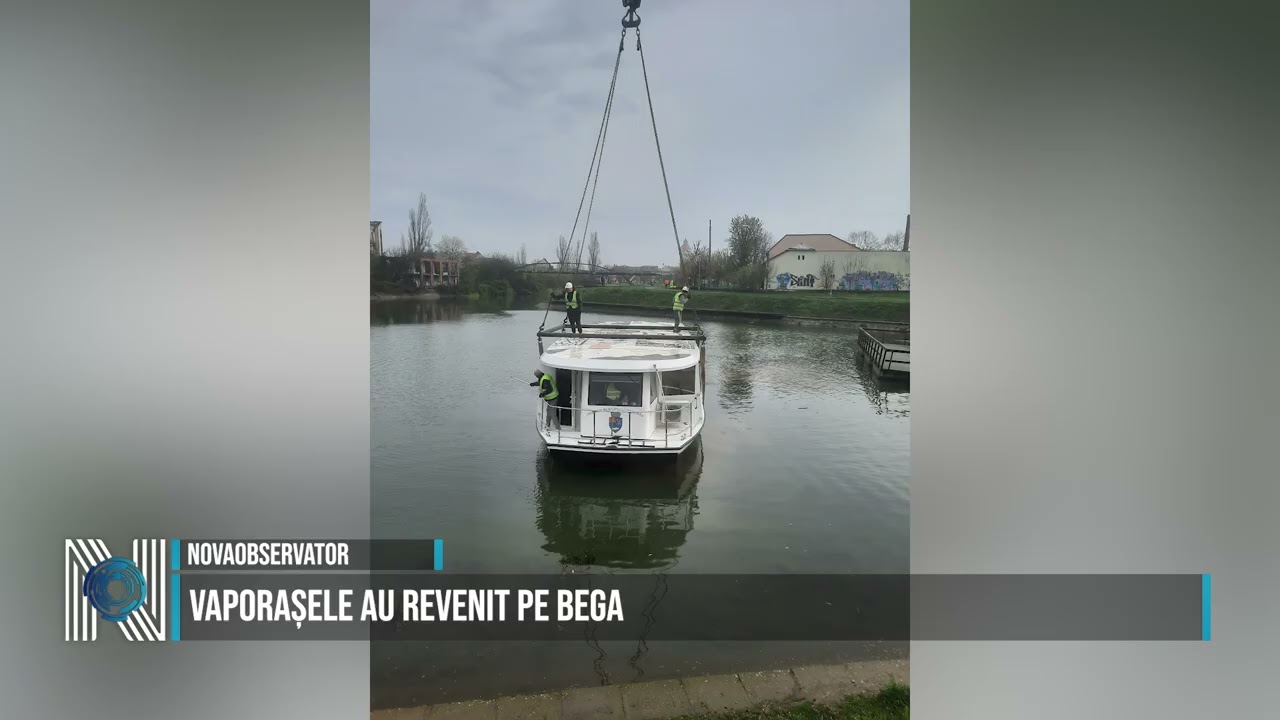 Vaporașele au revenit pe Bega