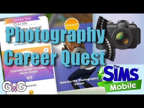 The Sims Mobile- Photography Career Quest