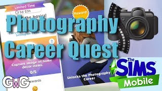 The Sims Mobile- Photography Career Quest