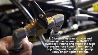 How To Bleed The Air Out of The Hydraulic System on a Load Trail Gravity Tilt Deck Trailer