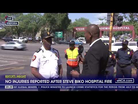 No injuries reported after Steve Biko Hospital fire
