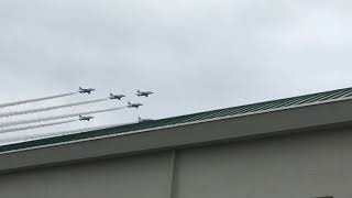 入間航空祭。ブルーインパルス飛行イベントI。