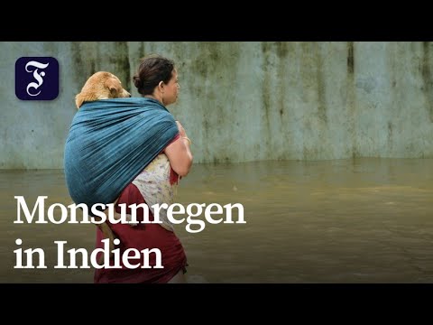 34 Tote nach Monsunregen: Indiens Flüsse treten über
