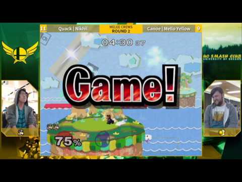 Quack Attack (Quack) vs. 1 Canoe 2 Paddles (Canoe) | SSBM Crews QF | CIGADI