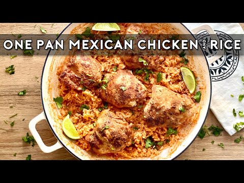 ONE PAN MEXICAN CHICKEN & RICE | Easy Chicken And Mexican Rice Dinner