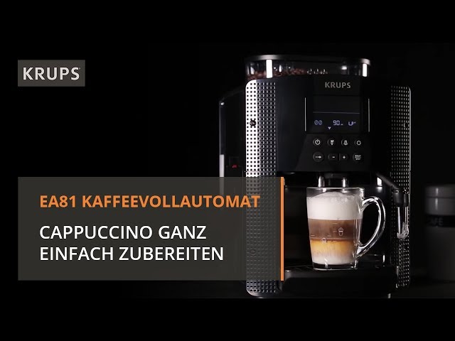Vidéo teaser pour KRUPS Espresso-Kaffee-Vollautomaten - Cappuccino-Zubereitung