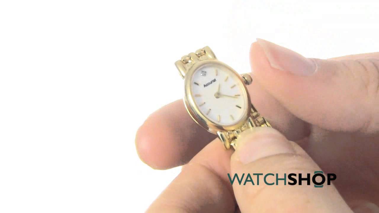Accurist Ladies' 9ct Gold Watch (GD13263P)