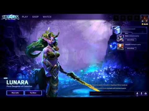 Heroes Of The Storm: HotS insignia (Lunara Easter Egg feat. Greymane)