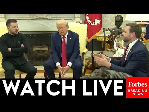 WATCH LIVE: President Trump Meets And Ukrainian President Zelensky Have Fiery Meeting In Oval Office