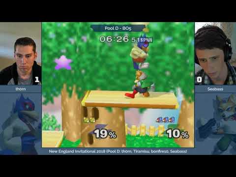 NE Melee Invitational 2018 - th0rn (Falco) vs. Seabass (Fox) - SSBM Pool D