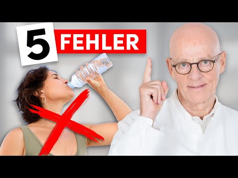5 mistakes when drinking water: What you should be aware of (important!)