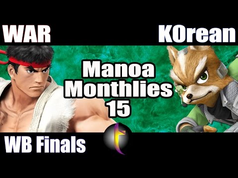 MM15 Singles: SSB Wii U - WF - WAR vs K0rean