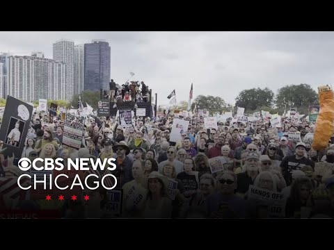 Estimated 200-250K at Chicago's "No Kings" protest