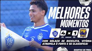 VITÓRIA 4 X 1 FORTE | MELHORES MOMENTOS | QUARTAS DE FINAL - VOLTA | CAMPEONATO CAPIXABA 2026