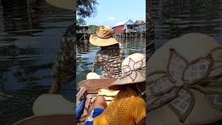 preview picture of video 'Trip to Siem Reap: Boat ride in Kompong Phluk Floating Village'
