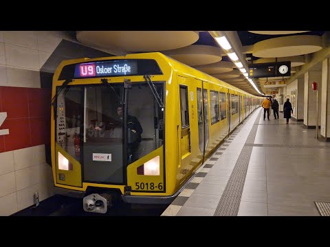 Mitfahrt in der kompletten U9 von Rathaus Steglitz bis Osloer Straße im H97 5018-2 mit Zwischenfall